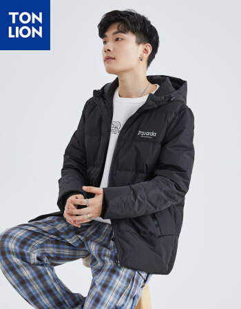 唐狮2021冬季新款男羽绒服短款上衣外套